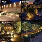 Solar Spot Lights Outdoor, Dusk to Dawn Landscape Spotlights IP65 Waterproof - Image 2