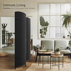 Sorbus 4 Panel Room Divider 6 ft. Tall - Image 2