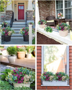 Faux Artificial Plants Flowers for Outdoor Planters Spring Summer Decor 16 - Image 6