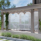 Casaphoria 72" H x 35" W Arched Metal Privacy Screen - Image 6