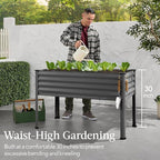 Best Choice Products 48x24x30in Galvanized Raised Garden Bed, Metal Elevated - Image 3