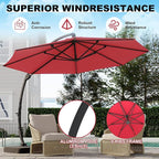 GarveeLife 11FT Cantilever Patio Umbrella - Image 5