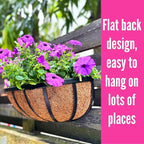 LaLaGreen Wall Planters for Outdoor Plant Deck Railing Planter Boxes for - Image 9