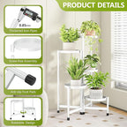 5 Tier Plant Stand Indoor, Tiered Plant Stand Outdoor - Image 5