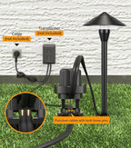 LUTEC 12V Low Voltage Pathway Lights, Die-cast Aluminum Pathway Lights - Image 3