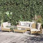 Grand patio 5-Piece Wicker Patio Furniture Set, Boho Outdoor Sectional Sofa - Image 8