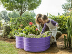 Plant & Plot Galvanized Raised Garden Beds Outdoor // Planter Raised Beds - Image 2