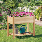 Yaheetech 34x18x30in Horticulture Raised Garden Bed 2pcs Planter Box - Image 2