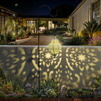 Hanging Solar Lights Outdoor Garden Decor Solar Lantern Waterproof Plastic - Image 7