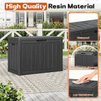 Outdoor Storage Box, Resin Deck Boxes Indoor and outdoor, Waterproof Storage - Image 3