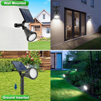 Solar Lights Outdoor Waterproof IP65 180° Adjustable Solar Powered Landscape - Image 5
