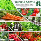 8x4x1.5FT Galvanized Raised Garden Bed, Vegetable Boxes-Rectangle Metal Flower - Image 5