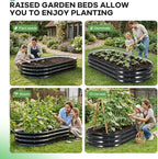 Galvanized Raised Garden Bed Outdoor, Rust-Resistant Garden Planter Box - Image 5