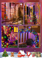Brightown Solar Christmas Lights Outdoor, 4 Pack Total 184FT 480 LED Solar - Image 8