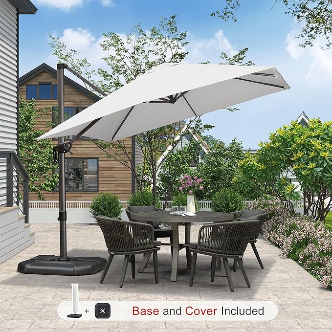 PURPLE LEAF 9'×9' Patio Umbrella - Image 2