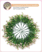 JAKY-Global Faux Flowers for Outdoor Planters 16 Bundles UV Resistant - Image 3