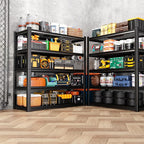 71.2" H Garage Shelving Heavy Duty Storage Shelves, Adjustable Metal Shelving - Image 8