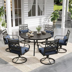 Sophia and William Swivel Patio Dining Set by SophiaWilliam