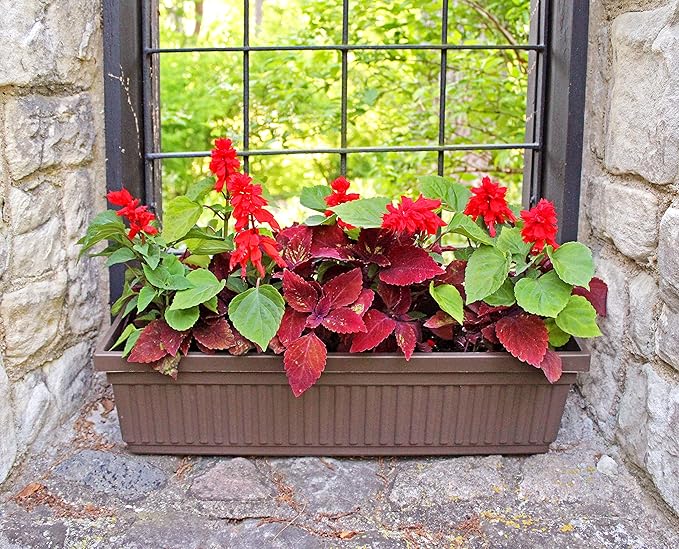 The HC Companies 18 Inch Venetian Rectangular Window Planter Box - Image 3
