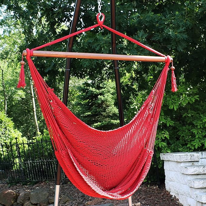 Sunnydaze Outdoor Hammock Chair Swing - Image 7