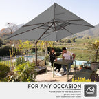10 X 13 FT Cantilever Outdoor Patio Umbrella - Image 7