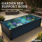 YITAHOME 2pcs 8x4x1.5 ft Galvanized Raised Garden Bed Kit, Large Metal Planter - Image 7