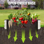 WORKPRO 4x2x1ft Galvanized Raised Garden Bed Set, Rust & Corrosion Protection - Image 3