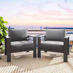 Solaste Patio Furniture Metal Armchair - Image 6