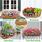 HFHOME 2 Packs 30 Inch Coco Liners - Image 5