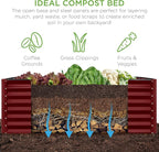 Best Choice Products 6x3x2ft Outdoor Metal Raised Garden Bed, Deep Root Box - Image 4