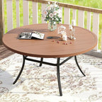 VICLLAX 53" Outdoor Round Patio Table - Image 2