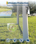 Canopy Tent 13x13 ft, Pop Up Gazebo One-Push Setup - Image 8