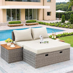 Flamaker Outdoor Rattan Daybed - Image 5