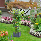 GENMOUS Raised Garden Bed with Tomato Planter Box Trellis, Tomato Planter Cage - Image 8