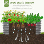 Galvanized Raised Garden Bed, Outdoor Planter Bed, Metal Planter Box - Image 3