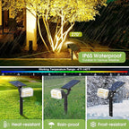 Solar Spot Lights Outdoor, 102 LED Solar Garden Yard Spotlight Waterproof - Image 5