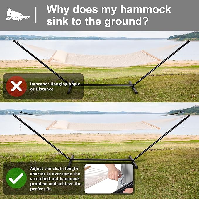 SUNCREAT Double Outdoor Hammock - Image 5