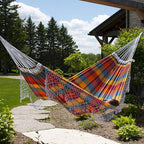 Vivere Authentic Brazilian Cotton Hammock - 450 lb Capacity - Image 3