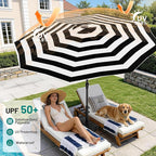 AreShark 9 FT Patio Umbrella for Outdoor, Outdoor Table Umbrella - Image 4