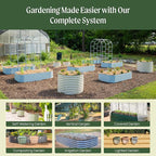 Vego garden 26" Extra Tall Raised Garden Bed Kits, 9 in 1 Modular Raised - Image 9