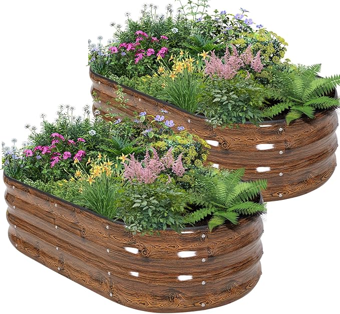 Galvanized Raised Garden Bed by BIRDSINYARD