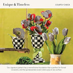 MACKENZIE-CHILDS Flowerpot, Decorative Garden Pot - Image 3