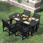 HDPE Outdoor Patio Dining Set - Image 7
