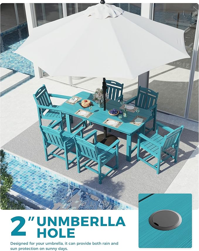 Ciokea HDPE Outdoor Dining Table - Image 3