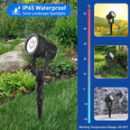 T-SUNUS RGB Solar Spot Lights Outdoor Christmas, Color Changing Landscape - Image 6