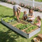 Galvanized Raised Garden Bed Outdoor | Metal Raised Garden Bed - Image 2
