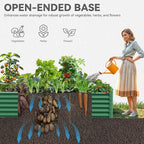 YITAHOME 2pcs 8x4x1.5 in Galvanized Raised Garden Bed Kit, Large Metal Planter - Image 6