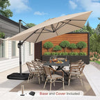 PURPLE LEAF 10'×13' Patio Umbrella - Image 2