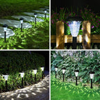 GIGALUMI 16 Pack Solar Light Outdoor Waterproof, Cool White Pathway Lights - Image 3