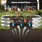 Raised Garden Bed Kit, Large Metal Raised Beds - Image 5